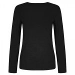 Dolcezza hosszú ujjú, kerek nyakú pamut felső - szürke