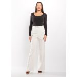 Envy hátul cipzáros fehér kellékes trapéznadrág