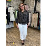 Privé csíkos blúz