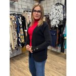 Babett fekete kardigán