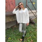  Anna fehér pulóver