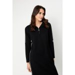 Dolcezza "Fekete, csavart" cipzáros ruha - 74174-es stílus