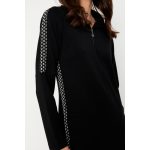 Dolcezza "Fekete, csavart" cipzáros ruha - 74174-es stílus