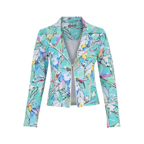 Dolcezza 25620 Blue Half Moon Morning Print dzseki