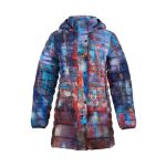 Dolcezza „A kék város” hosszú, kapucnis kabát - 75843