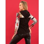 Dolcezza „Könyvkukac” 75646 kapucnis cipzáras dzseki plus size