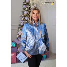 Dolcezza „A vihar” 75674 mintás blúz –plus size