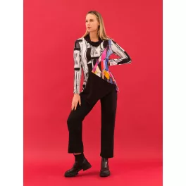   Dolcezza 'Baisti' 75632 aszimmetrikus szegéllyel felső plus size