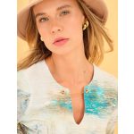 Dolcezza „Az élet túl rövid” ruha bevágott nyakkivágással – 75604