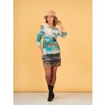 Dolcezza „Az élet túl rövid” ruha bevágott nyakkivágással – 75604