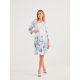 Dolcezza 25783 Misty Blossom mintás fehér ruha