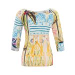 Dolcezza „Gepárd a városban” csónaknyakú felső – 26710