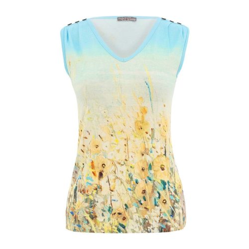 Dolcezza 'Shoreline Flowers' V-nyakú felső - 26720