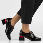 Bőrcipő Filippo DP4841/24 BK fekete