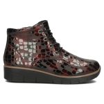 Bőr bokacsizma Filippo DBT3169/23 BG bordó