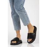 Bőr flip-flop Filippo DK6150/24 BK PT fekete