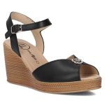 Filippo DS6026/24 BK női fekete ékszandál