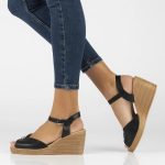 Filippo DS6026/24 BK női fekete ékszandál