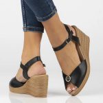 Filippo DS6026/24 BK női fekete ékszandál