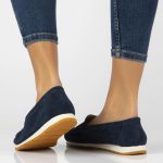 Filippo DP6082/24 NV bőr mokaszin, sötétkék