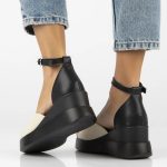 Filippo DS6075/24 BK BE bőr ékszandál