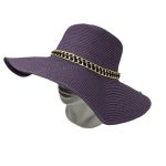 Lila kalap, lánccal