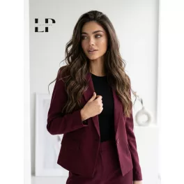 LA PIERRE Berry barbie anyagú női kabát/ZAKÓ