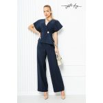 Mystic Day Yasmine sötétkék rövid ujjú zakó