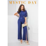 Mystic Day Lili sötétkék csillogós overál