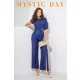 Mystic Day Lili sötétkék csillogós overál