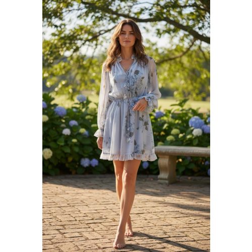 Sárlott 16104 kék ruha