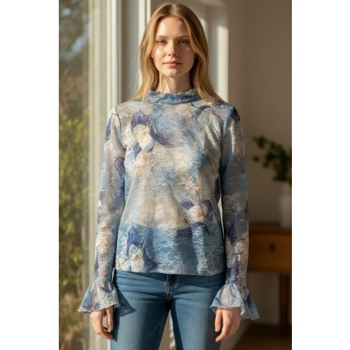 Rozália kék felső