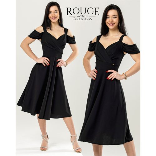 Rouge Pandóra fekete ruha