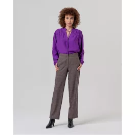 Surkana Kockás chino nadrág Cherry
