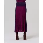 Surkana Rakott midi színű, színblokkos szoknya Bourdeaux