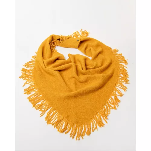 Surkana Kötött bandana rojtokkal Mustár