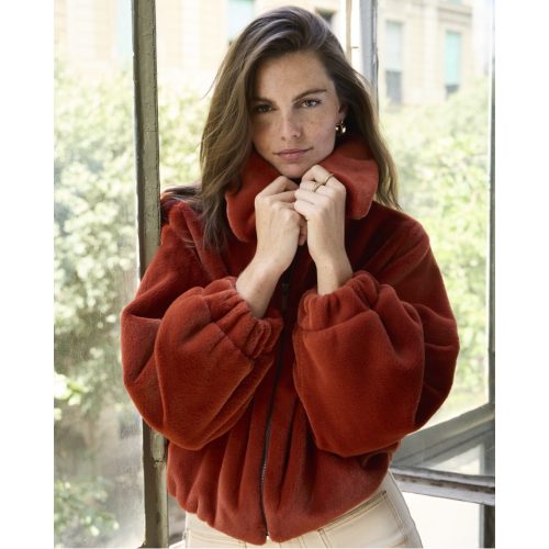 Teja teddy anyagú bomberdzseki